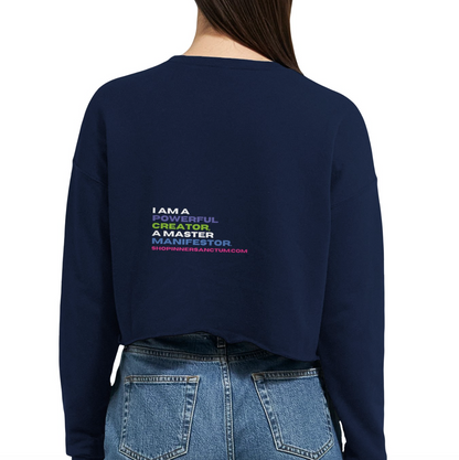 Create Your Own Reality Cropped Sweatshirt ✨ Made on Demand