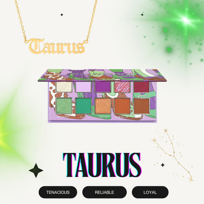 Taurus STARTER KIT Necklace + Creative Beauty Palette ✨ Zodiac