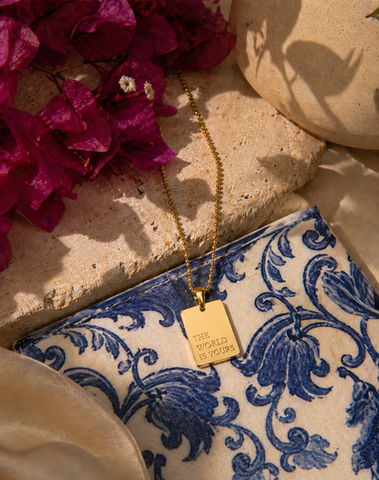 The World is Yours Necklace