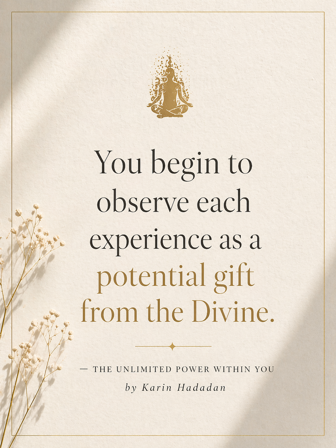 The Unlimited Power Within You ✦ book by Karin Hadadan