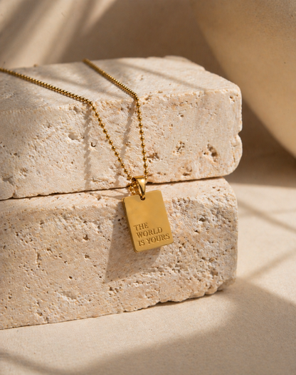 The World is Yours Necklace