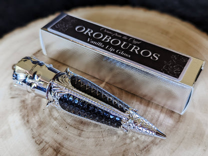 OROBOUROS (Silver Edition) - Black french vanilla lip gloss