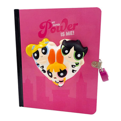 Powerpuff Girls: Squishy Lock & Key Diary