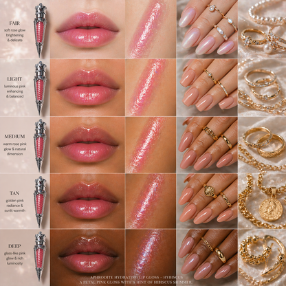 Aphrodite Lip Gloss 💌 hibiscus 💘 hot pink