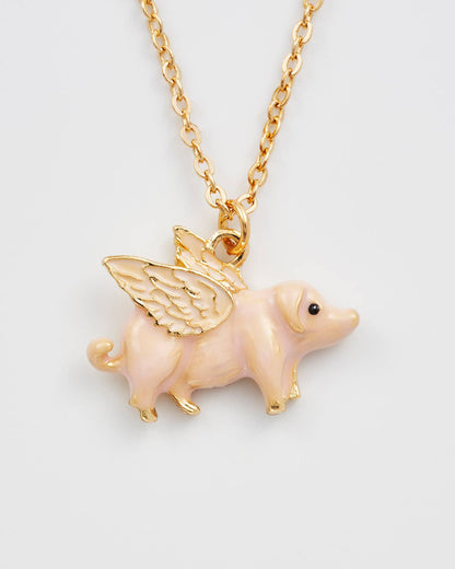When Pigs Fly Necklace
