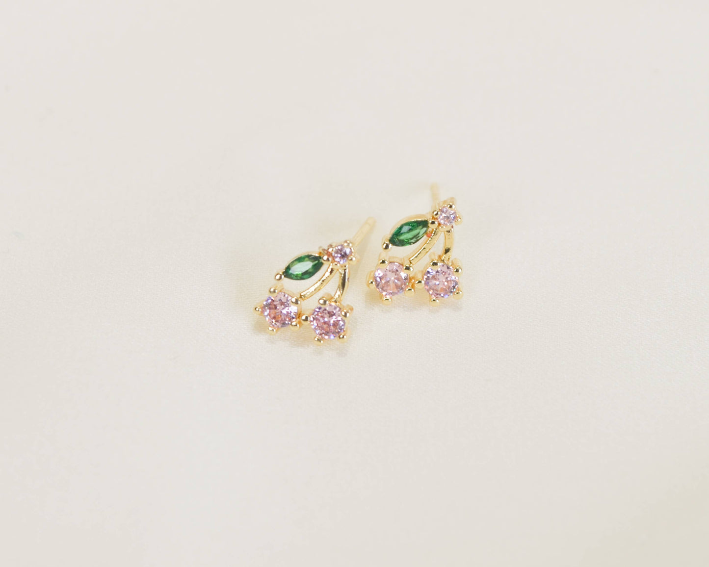 Cherry 🍒 baby stud earrings