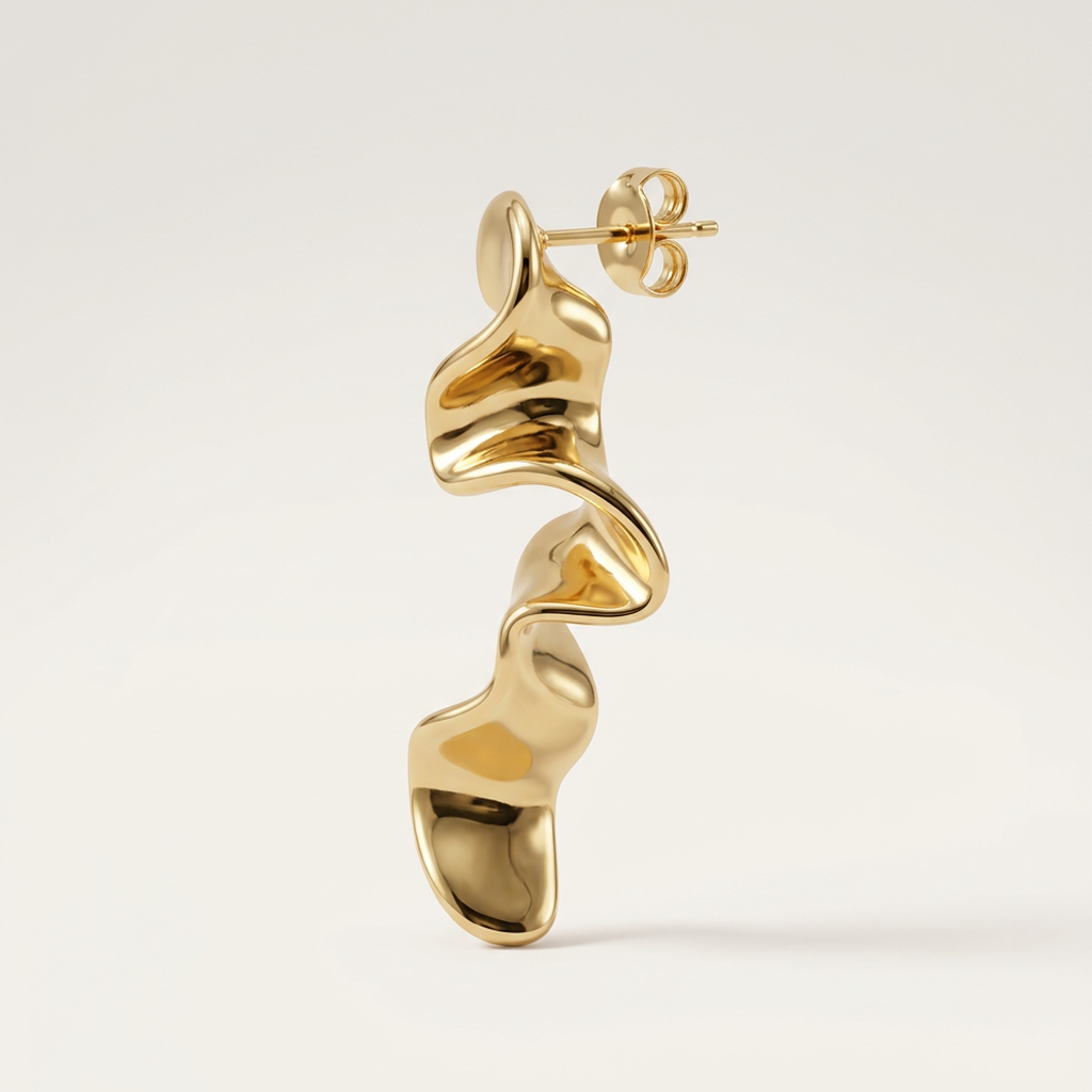 Flow State 14K Gold Filled Sculptural Earrings