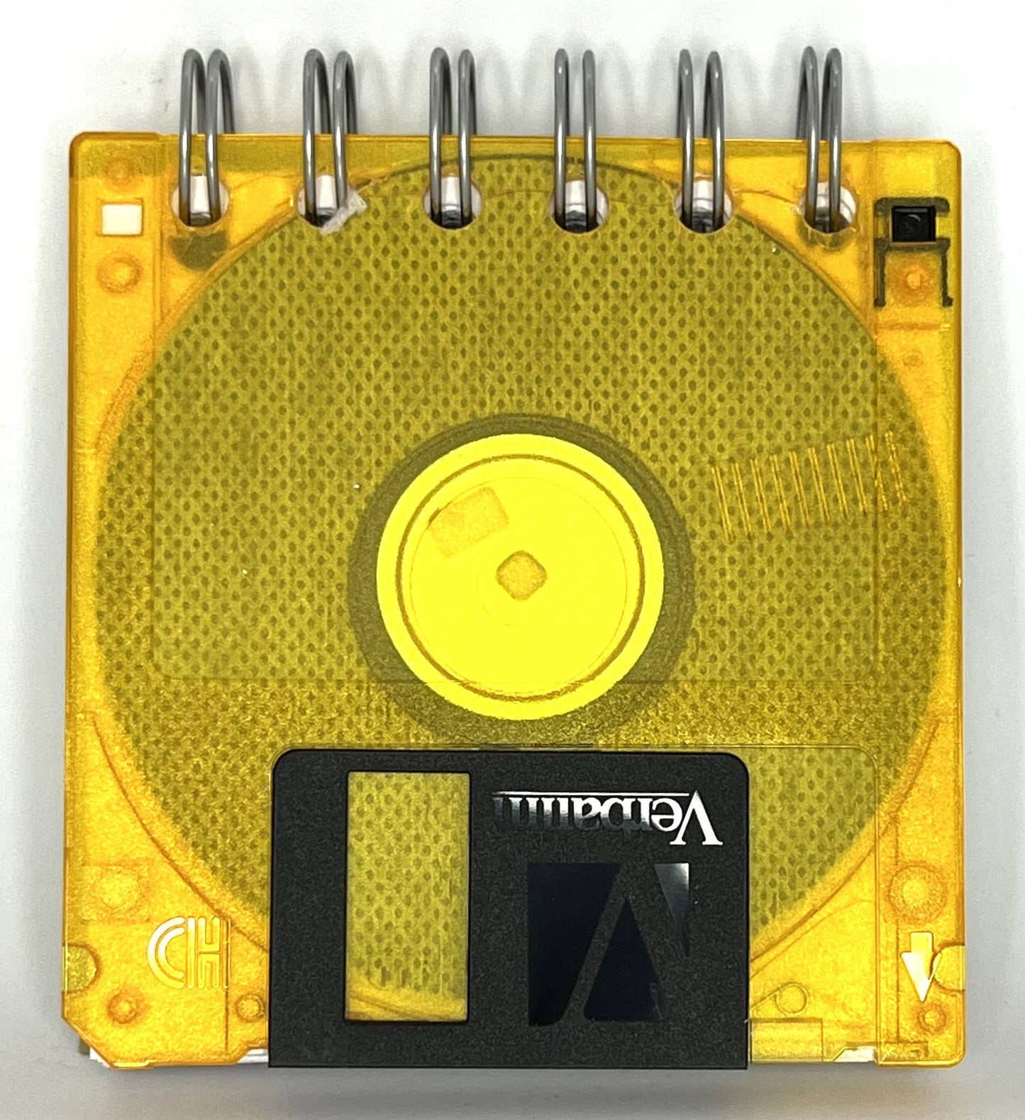 Upcycled Floppy Disk Journals - Cool Fluorescent Colors