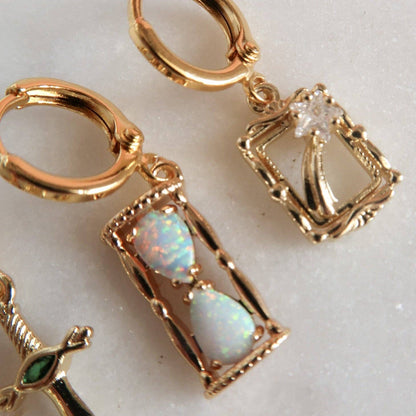 Fantasy Book Lover Ear Stack Earrings