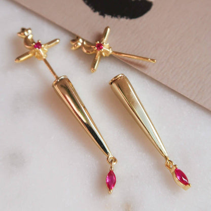 Goldryn Celestial Sword Earrings