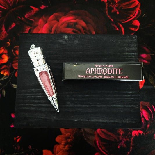 Aphrodite Lip Gloss 💌 hibiscus 💘 hot pink