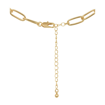 Gold-Layered Butterfly Coin Goldtone Paper Clip Pendant