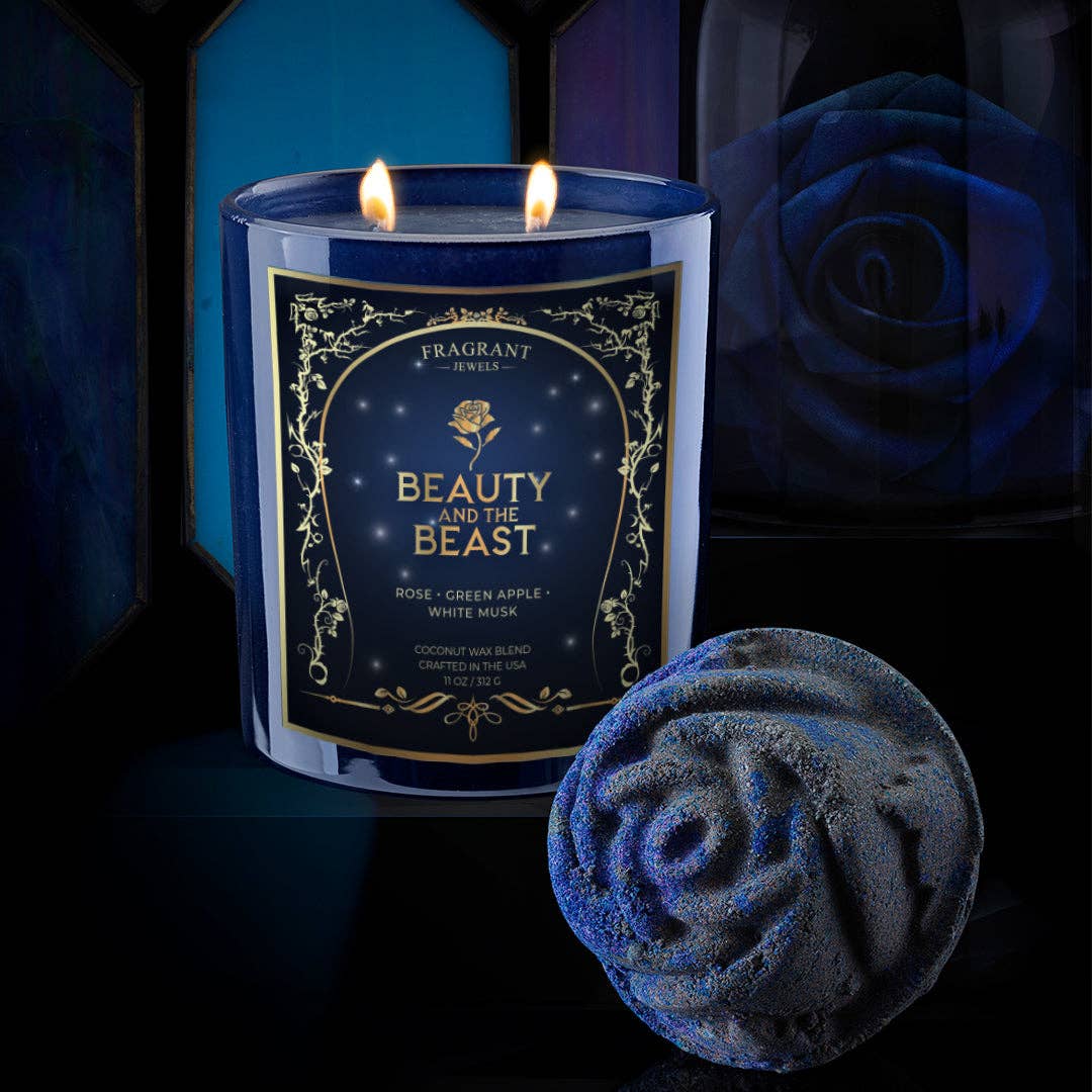 Beauty and the Beast - Candle and Bath Bomb Set: Ring / 7