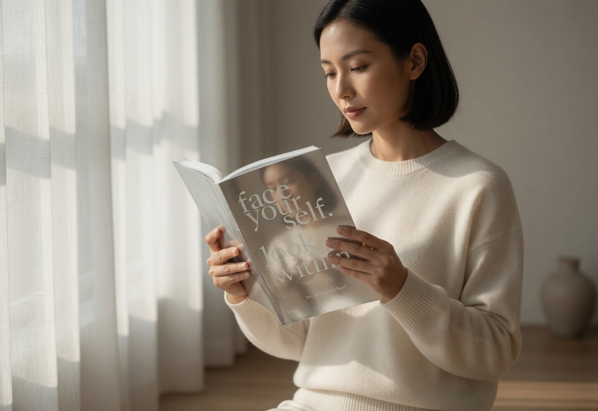 面对自己。审视内心✨ 作者：Adrian Michael