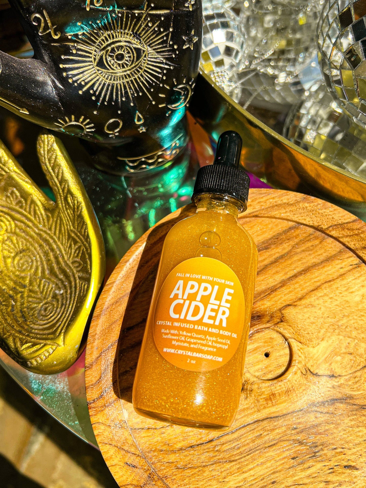 🍎 Apple Cider - Fall/Autumn Crystal Infused Body Oil 🍎