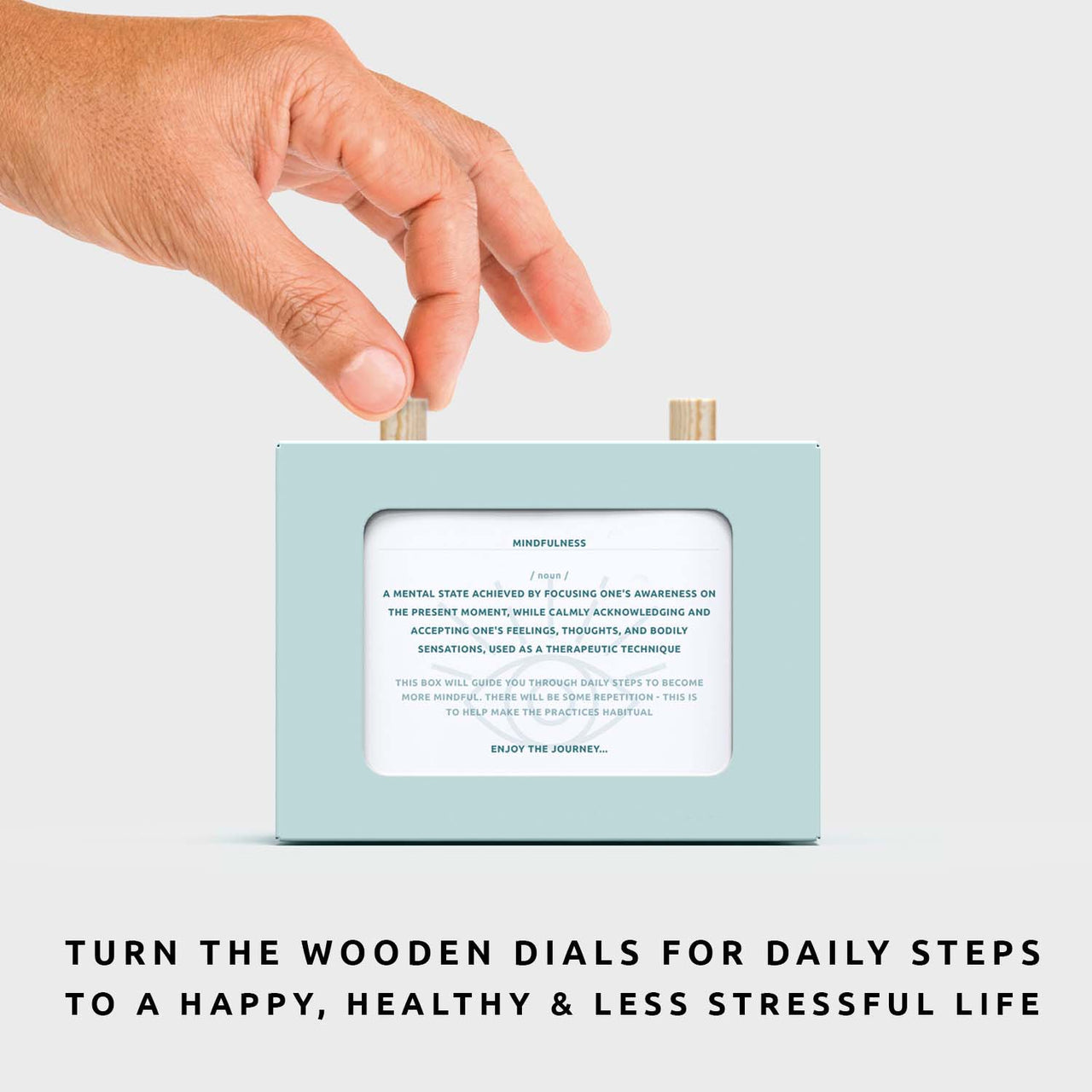 Mindfulness In 90 Days Scroll Box ♡ Wellness Gift