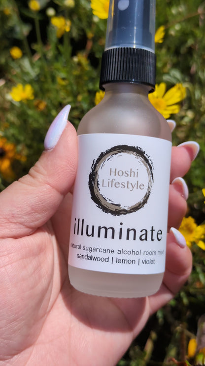 Illuminate Hand Poured Room Mist - 2oz Bottle