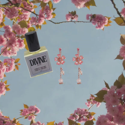 🌸 Cherry Blossom Bundle 🌸 Perfume Oil + Earrings