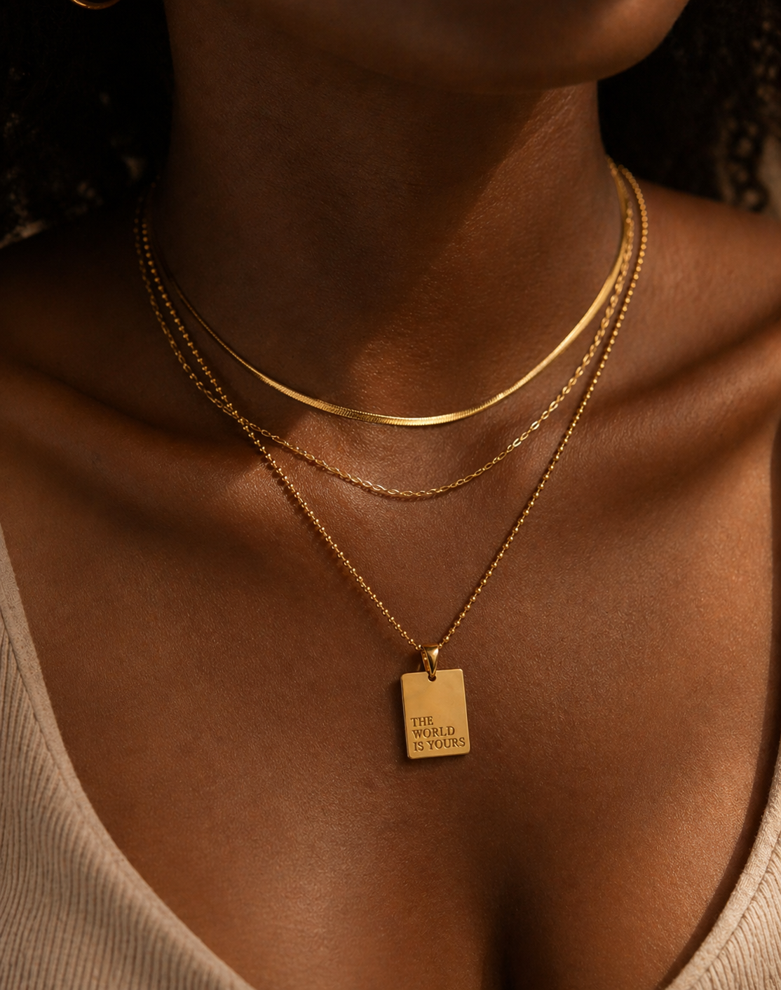 The World is Yours Necklace