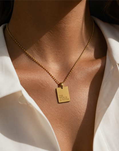 The World is Yours Necklace
