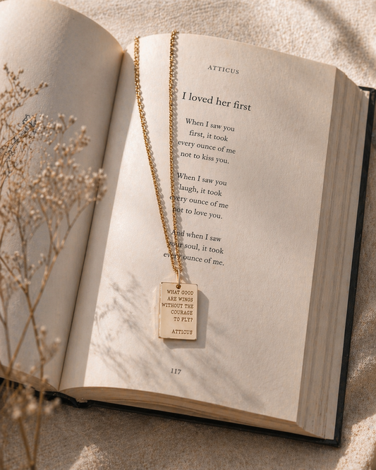 Wings Pendant Necklace by Atticus Poetry 🪽 Back in Stock