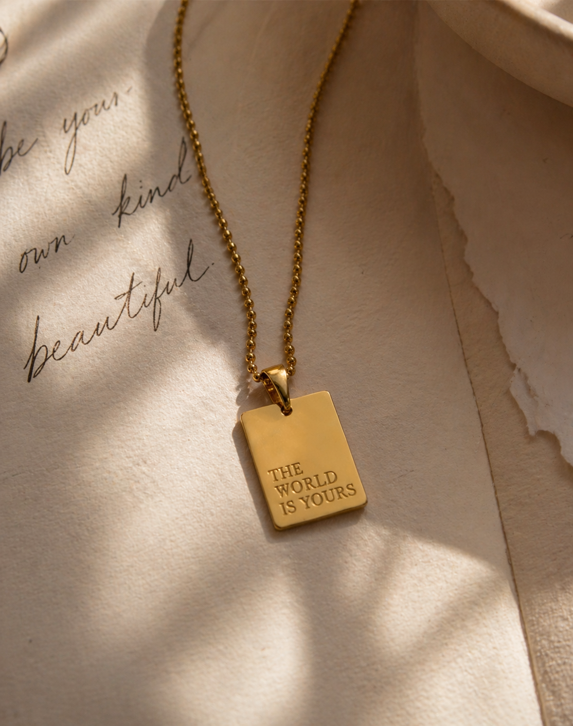 The World is Yours Necklace