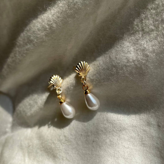 Beyond The Sea Mini Pearl Earrings